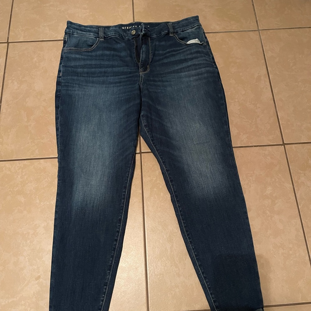 American Eagle Outfitters Dark Blue Skinny Jeans